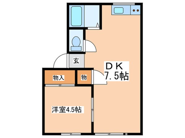 ルミエ－ル湘南の物件間取画像